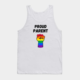 Proud Parent Rainbow Pride T Shirt Design Tank Top